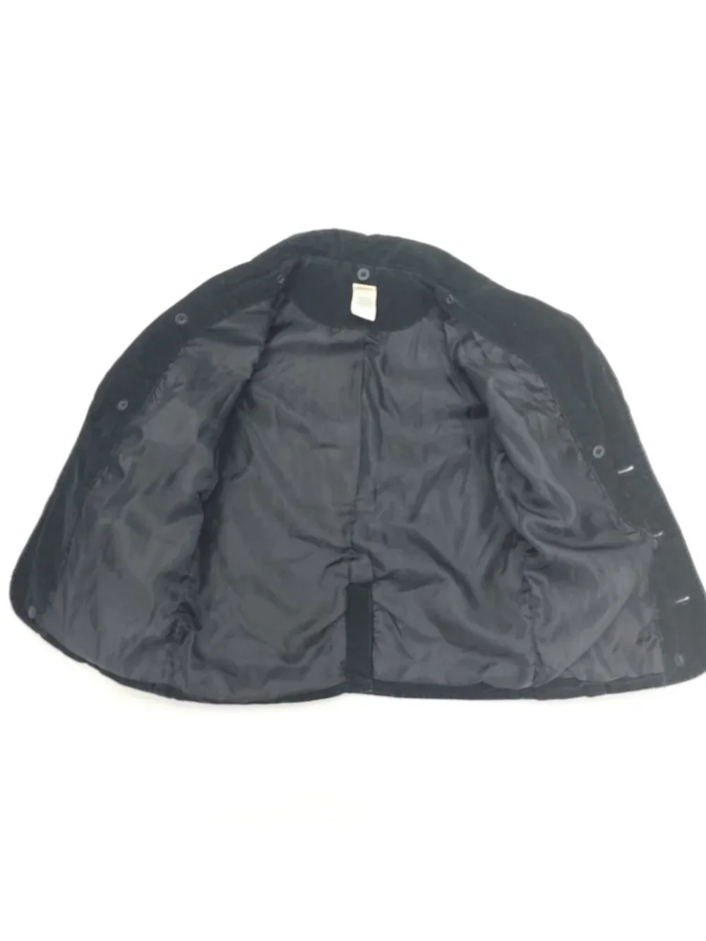 Gymboree Corduroy Blazer Jacket Boys Youth Small 5-6 Black Button Pockets